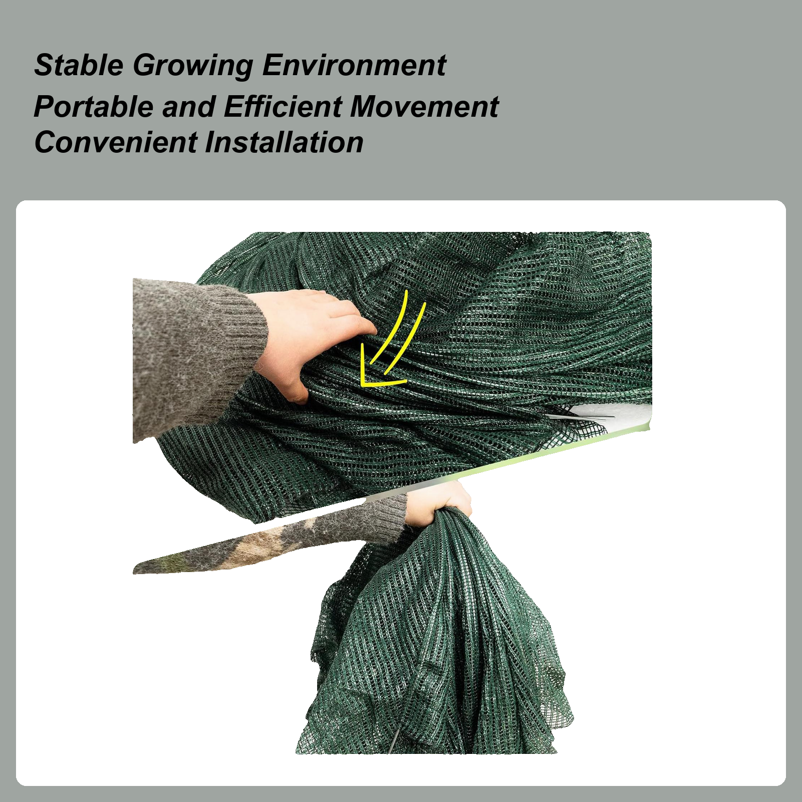 Agriculture Farming Net - 2 in 1 Garden Tunnel Shade