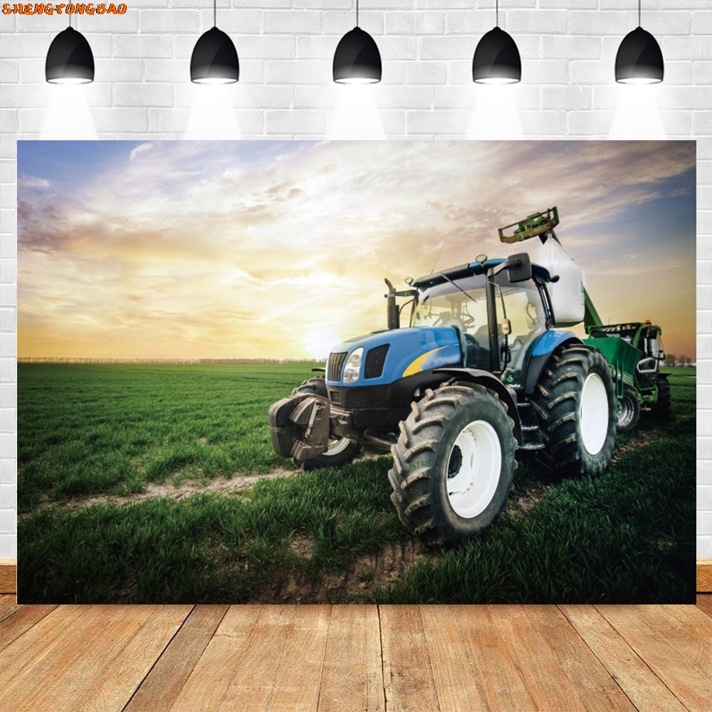 Farm Tractor Photography Backg - Agriculture Farming Background incelemesi ve fiyatı