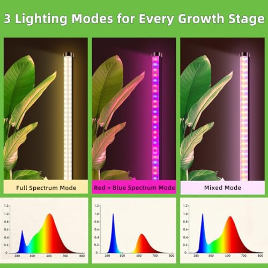 Standing Grow Light with 3 Lig - Agriculture Vertical Farming incelemesi ve fiyatı
