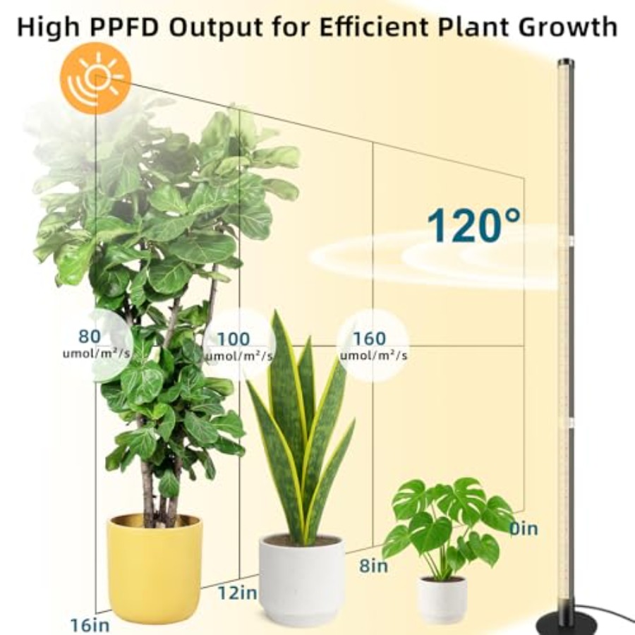 Standing Grow Light with 3 Lig - Agriculture Vertical Farming incelemesi ve fiyatı