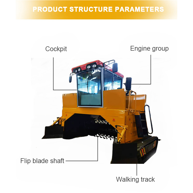 Large Capacity Agriculture Mob - Compost Turner Machine incelemesi ve fiyatı