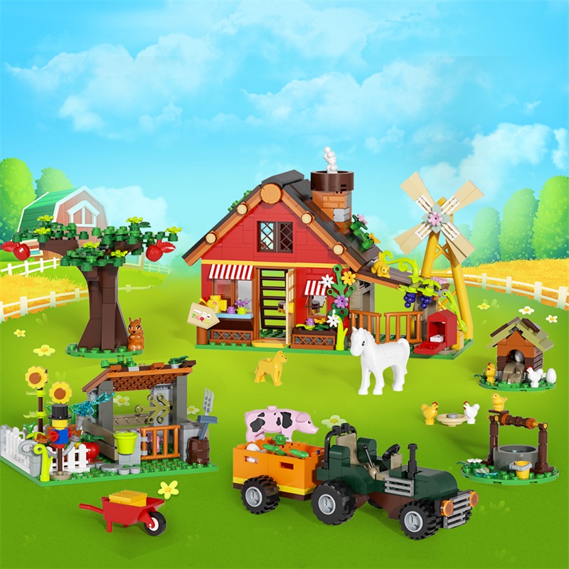 649PCS Creative Windmill Farm  - Agriculture Farming For Kids incelemesi ve fiyatı