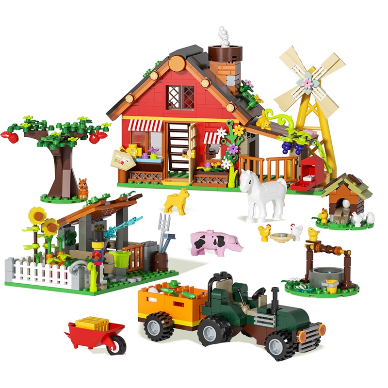 649PCS Creative Windmill Farm  - Agriculture Farming For Kids incelemesi ve fiyatı