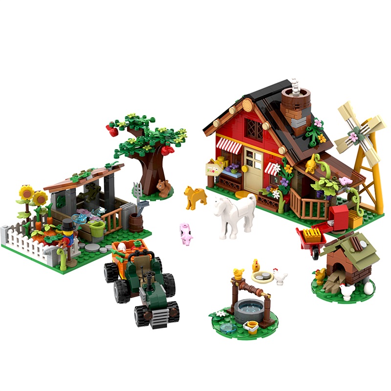 649PCS Creative Windmill Farm  - Agriculture Farming For Kids incelemesi ve fiyatı