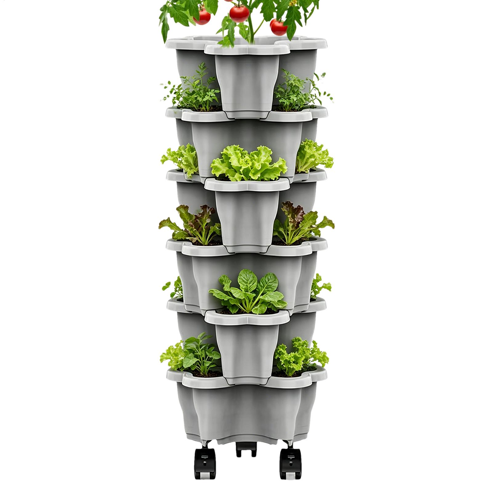 6-Tier Plastic Stackable Verti - Agriculture Vertical Farming incelemesi ve fiyatı