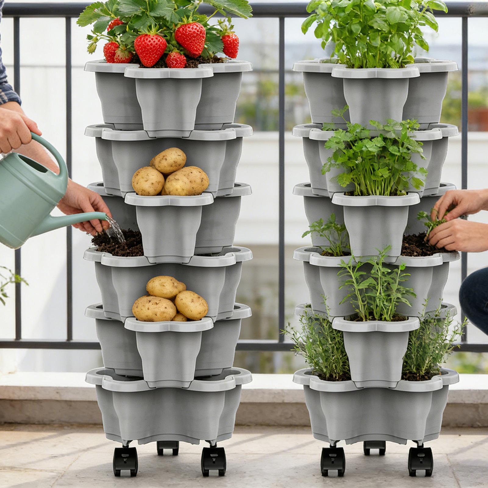 6-Tier Plastic Stackable Verti - Agriculture Vertical Farming incelemesi ve fiyatı