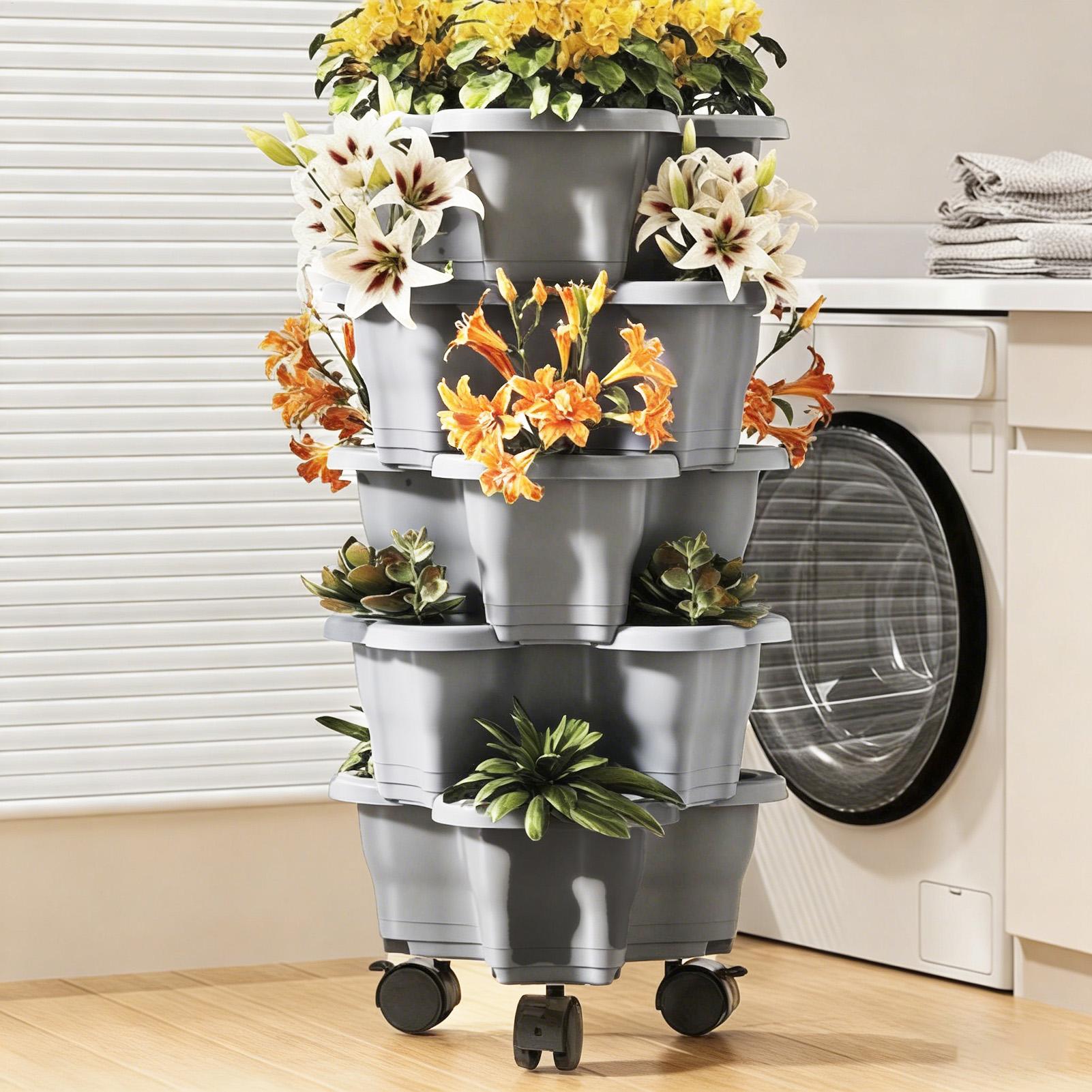 6-Tier Plastic Stackable Verti - Agriculture Vertical Farming incelemesi ve fiyatı