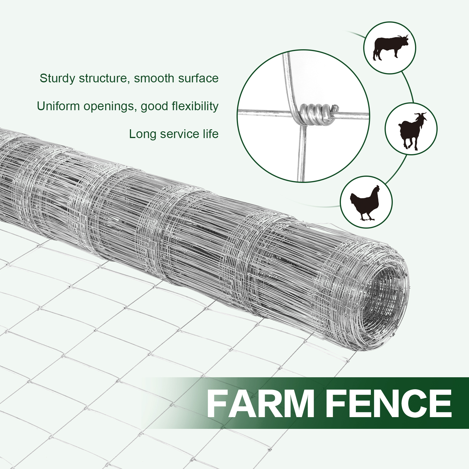 5FT/6FT Metal Farm Fence Net A - Farm Agriculture incelemesi ve fiyatı