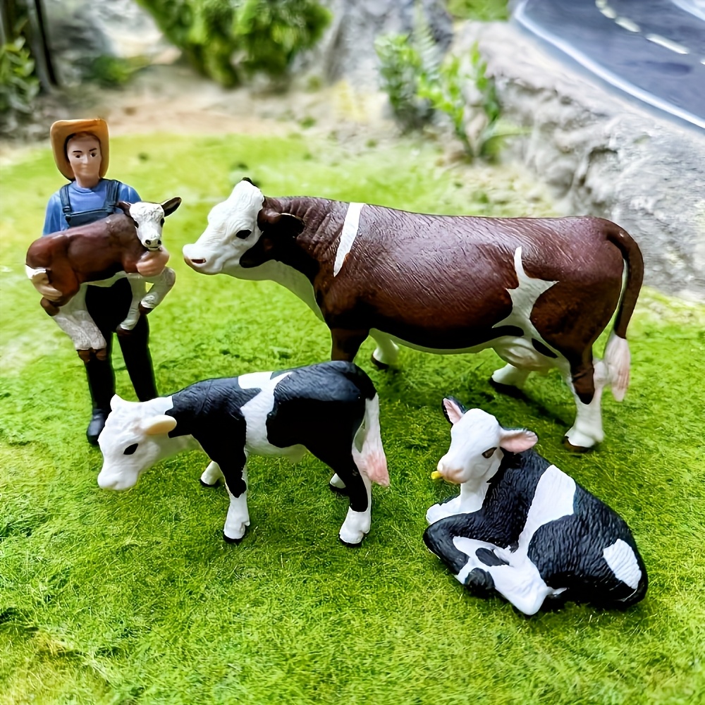 Farm Farmer And Cow Model Set  - Agriculture Farming For Kids incelemesi ve fiyatı
