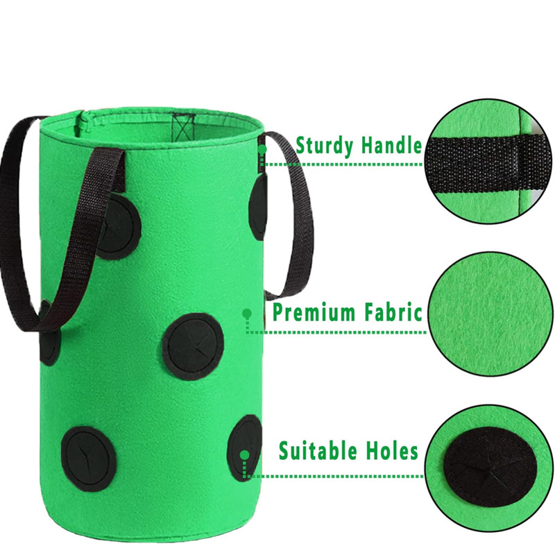 1Pc Hanging Planting Bag Straw - Agriculture Vertical Farming incelemesi ve fiyatı