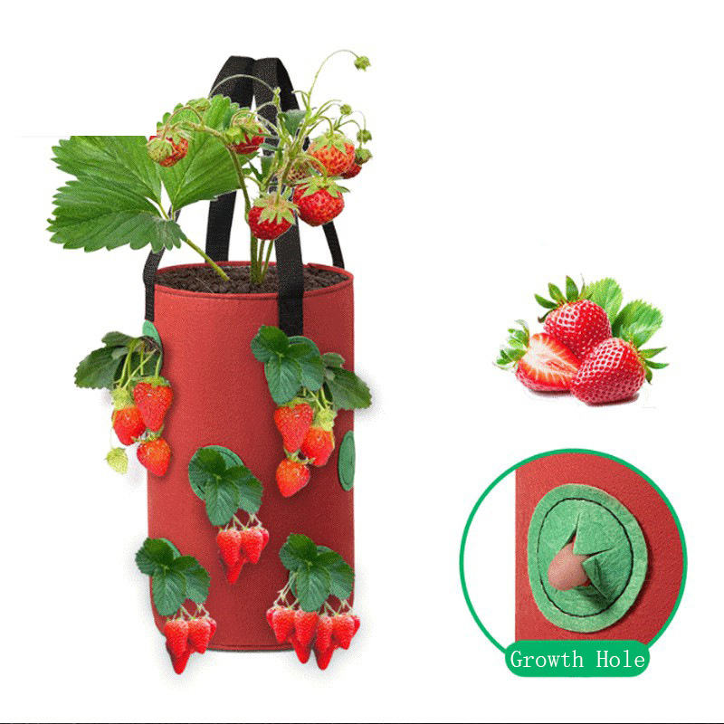 1Pc Hanging Planting Bag Straw - Agriculture Vertical Farming incelemesi ve fiyatı